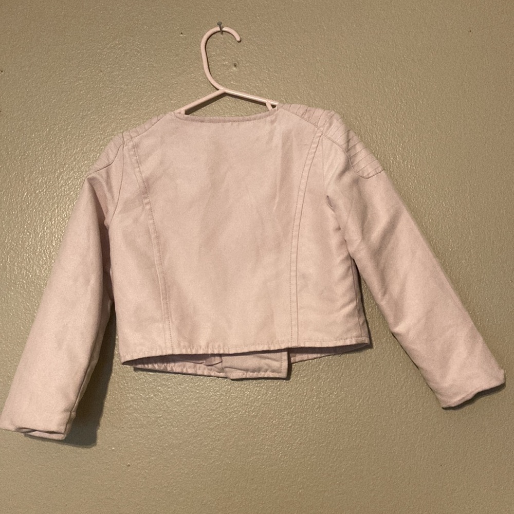 Soft pink Moto jacket - Picture 2 of 2